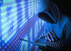 Blue Computer Hacker