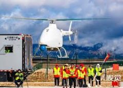 China's first unmanned helicopter flight