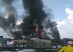 fire broke out