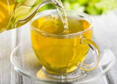 yellow and tea
