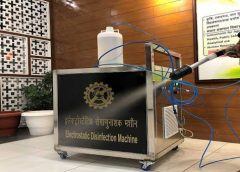 Covid-spray electrostatic disinfection