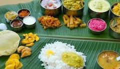 eating banana leaves