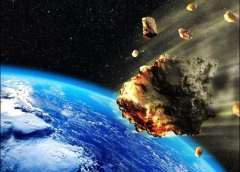 asteroid and earth