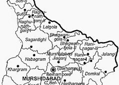 Map and Murshidabad