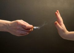 smoke and man