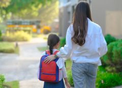 student and mother
